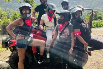 a group of people posing for the camera