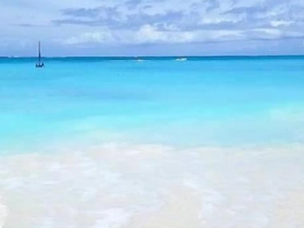 clear ocean seen from the shore