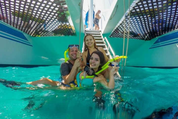 a girl in a pool of water