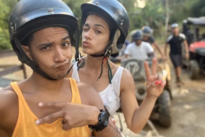 a person holding a baseball bat