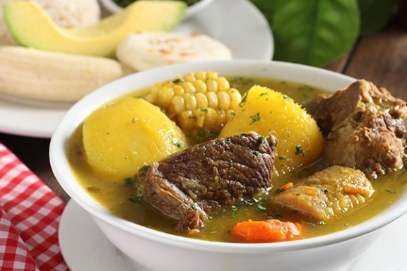 a bowl of food on a plate