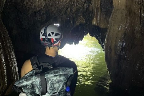 a man wearing a helmet