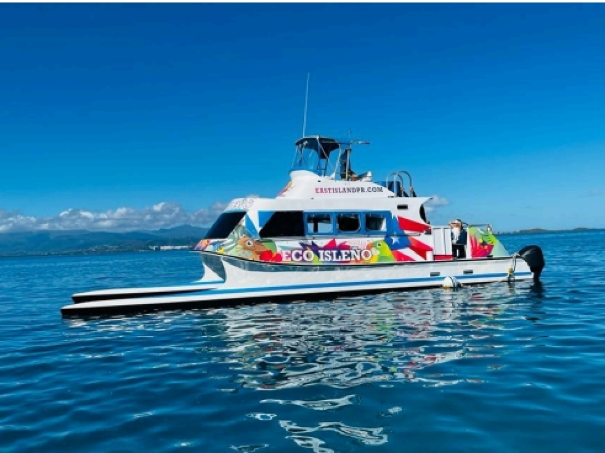 a small boat in a body of water