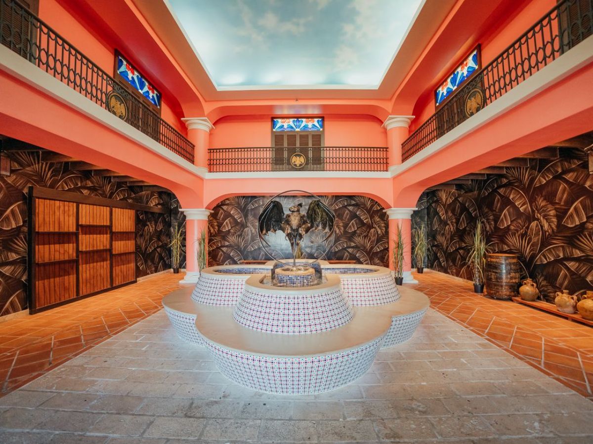 a close up of a brick building